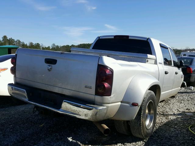 3D7ML49C47G762952 - 2007 DODGE RAM 3500 SILVER photo 4