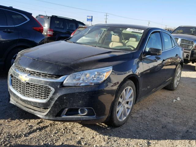 1G11E5SL4EF129253 - 2014 CHEVROLET MALIBU 2LT BLACK photo 2