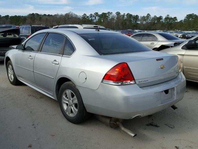 2G1WA5E3XD1179366 - 2013 CHEVROLET IMPALA LS SILVER photo 3