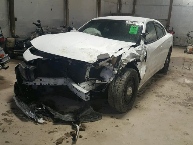 2C3CDXKT5FH920197 - 2015 DODGE CHARGER PO WHITE photo 2