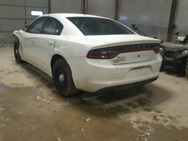 2C3CDXKT5FH920197 - 2015 DODGE CHARGER PO WHITE photo 3