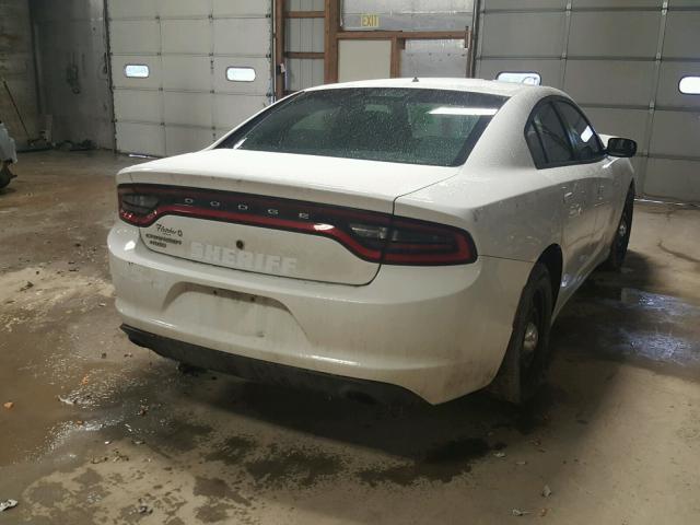 2C3CDXKT5FH920197 - 2015 DODGE CHARGER PO WHITE photo 4