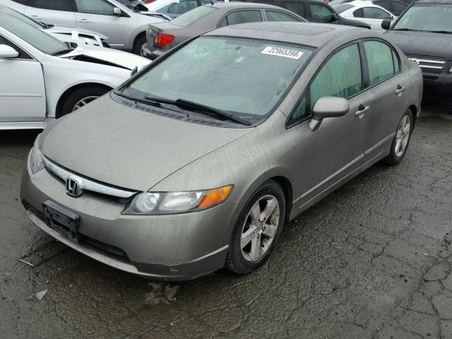 2HGFA16896H520441 - 2006 HONDA CIVIC EX CHARCOAL photo 2