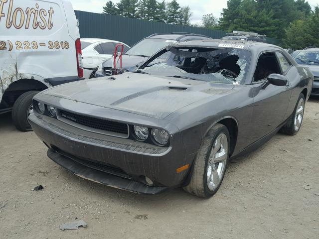 2C3CDYAG5DH649181 - 2013 DODGE CHALLENGER GRAY photo 2