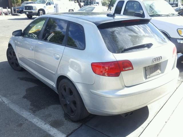 WAUMF78P36A124466 - 2006 AUDI A3 2.0 SPO SILVER photo 3