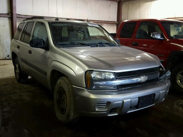 1GNDT13S752149021 - 2005 CHEVROLET TRAILBLAZE SILVER photo 1