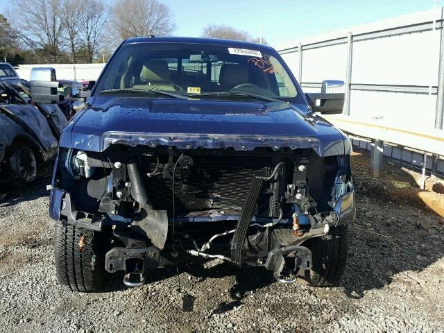 1FTFW1EV4AKC33842 - 2010 FORD F150 SUPER BLUE photo 9