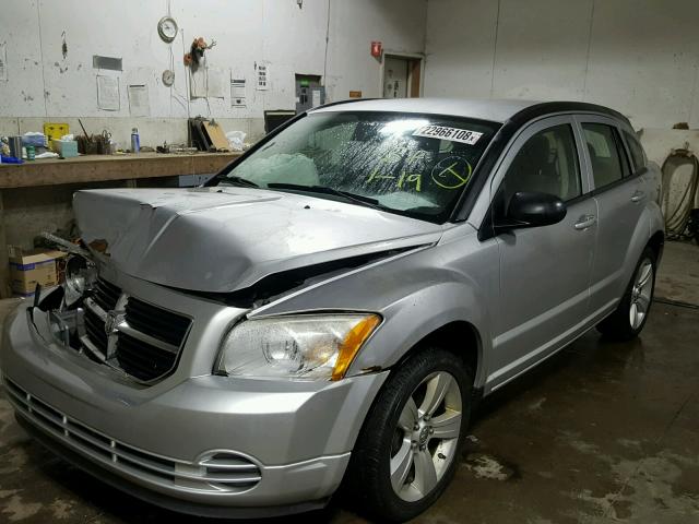 1B3CB4HA3AD606660 - 2010 DODGE CALIBER SX SILVER photo 2