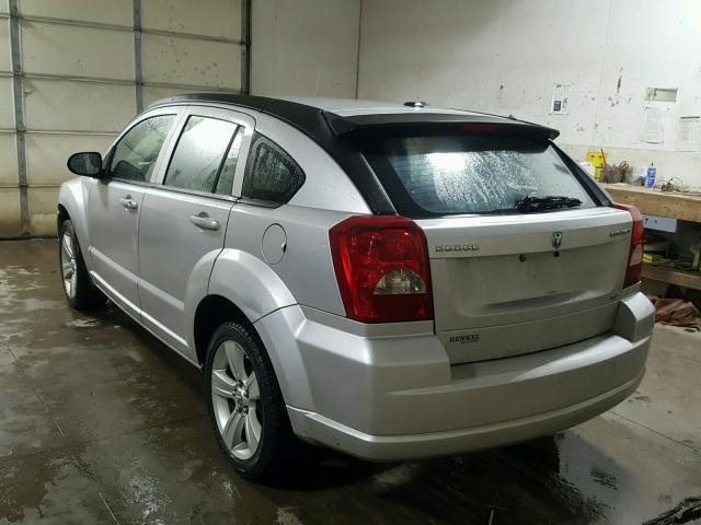 1B3CB4HA3AD606660 - 2010 DODGE CALIBER SX SILVER photo 3