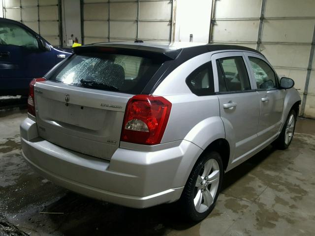 1B3CB4HA3AD606660 - 2010 DODGE CALIBER SX SILVER photo 4