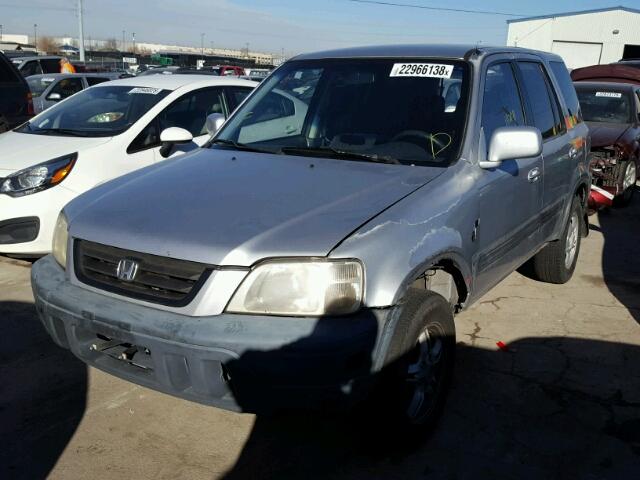 JHLRD18621C003625 - 2001 HONDA CR-V EX SILVER photo 2