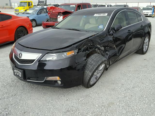 19UUA8F5XCA011491 - 2012 ACURA TL BLACK photo 2