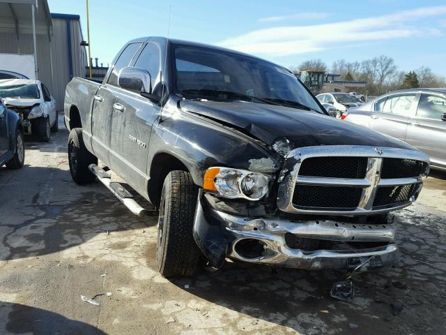 1D7HA18N75S261116 - 2005 DODGE RAM 1500 S BLACK photo 1