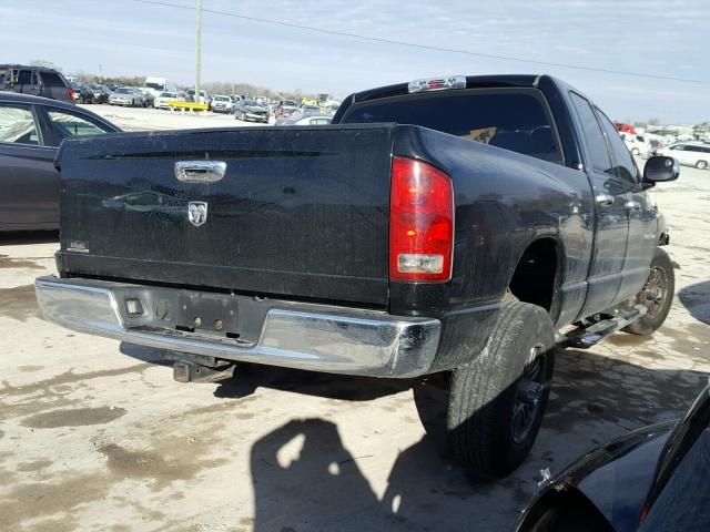 1D7HA18N75S261116 - 2005 DODGE RAM 1500 S BLACK photo 4