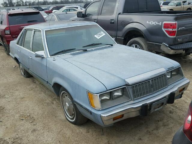 1MEBP8934GG617868 - 1986 MERCURY MARQUIS BLUE photo 1