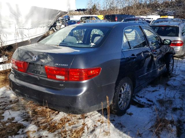 1HGCM567X5A147948 - 2005 HONDA ACCORD EX GRAY photo 4