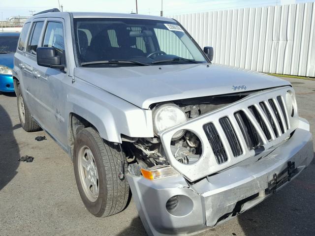 1J4NT2GB5AD585243 - 2010 JEEP PATRIOT SP SILVER photo 1