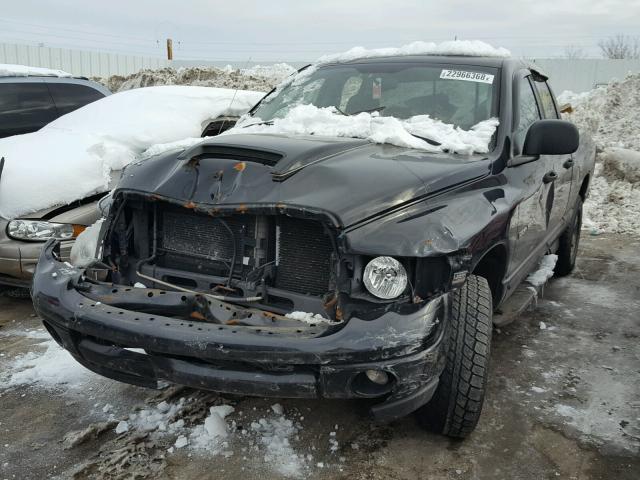 1D7HU18D94J259922 - 2004 DODGE RAM 1500 S BLACK photo 2