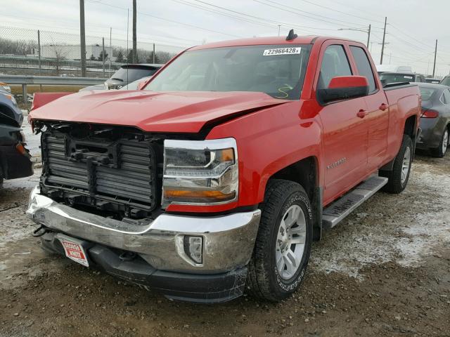 1GCVKREC4HZ380765 - 2017 CHEVROLET SILVERADO RED photo 2