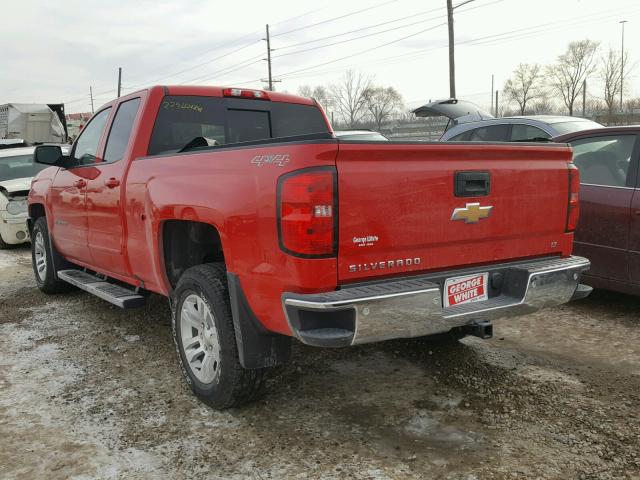 1GCVKREC4HZ380765 - 2017 CHEVROLET SILVERADO RED photo 3