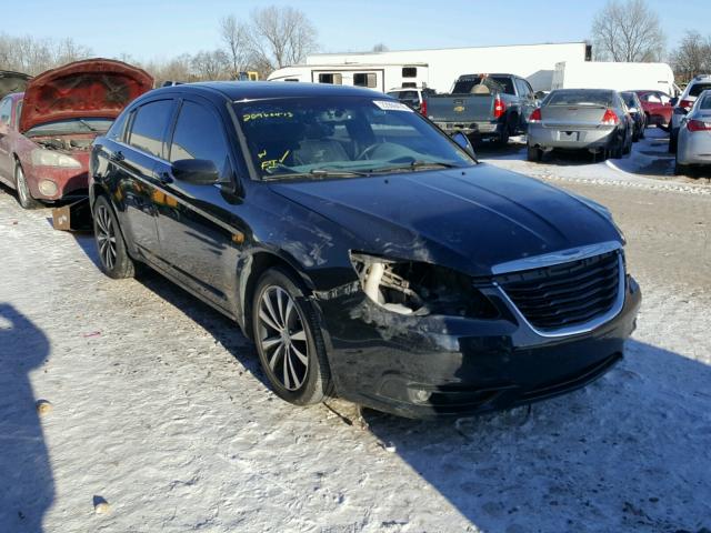 1C3BC8FGXBN597123 - 2011 CHRYSLER 200 S BLACK photo 1