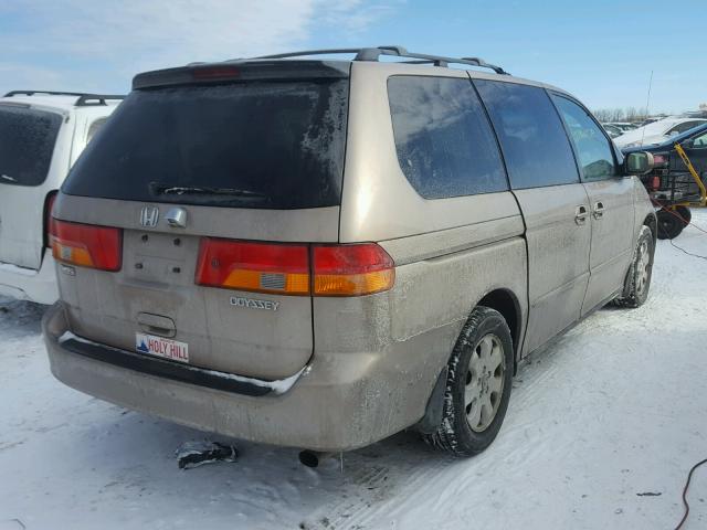 5FNRL18713B062034 - 2003 HONDA ODYSSEY EX GOLD photo 4