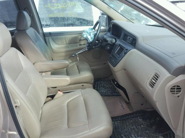 5FNRL18713B062034 - 2003 HONDA ODYSSEY EX GOLD photo 5