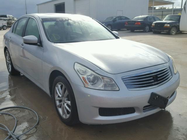 JNKBV61F77M814146 - 2007 INFINITI G35 SILVER photo 1