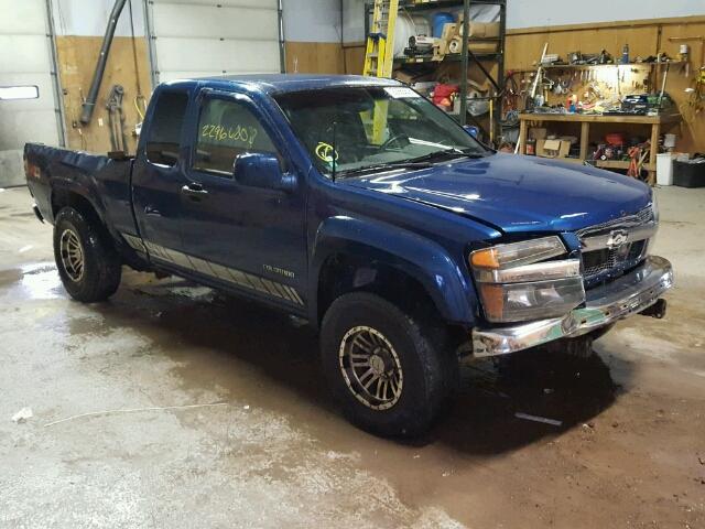 1GCDT196858188071 - 2005 CHEVROLET COLORADO BLUE photo 1