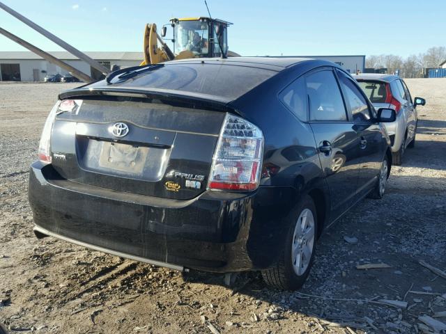 JTDKB20U277621615 - 2007 TOYOTA PRIUS BLACK photo 4