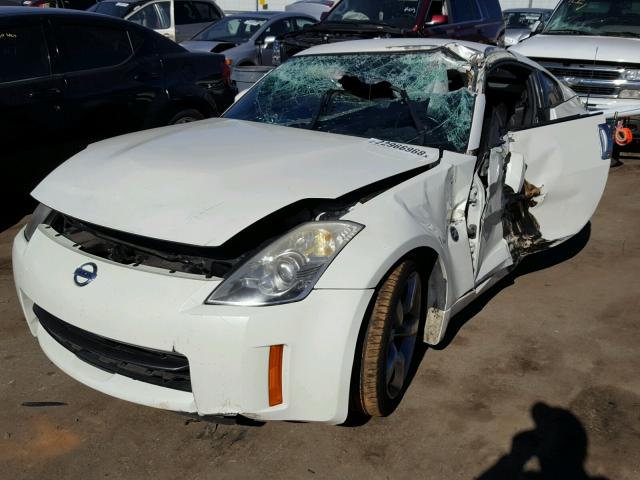 JN1BZ34D87M503407 - 2007 NISSAN 350Z COUPE WHITE photo 2