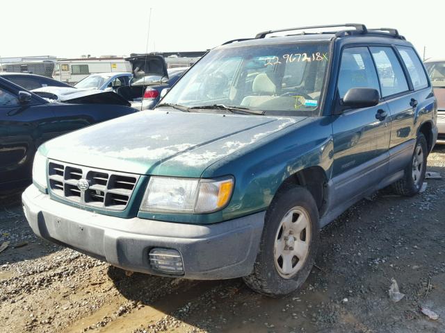 JF1SF6354XH708092 - 1999 SUBARU FORESTER L GREEN photo 2