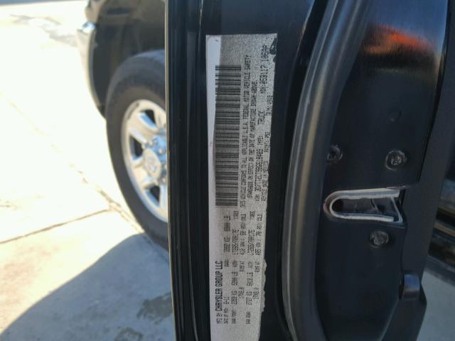 3C6TR5DT0GG229862 - 2016 RAM 2500 SLT BLACK photo 10