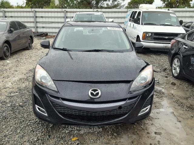 JM1BL1H60A1114221 - 2010 MAZDA 3 S BLACK photo 9