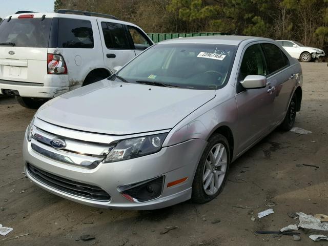 3FAHP0JG4BR292402 - 2011 FORD FUSION SEL SILVER photo 2