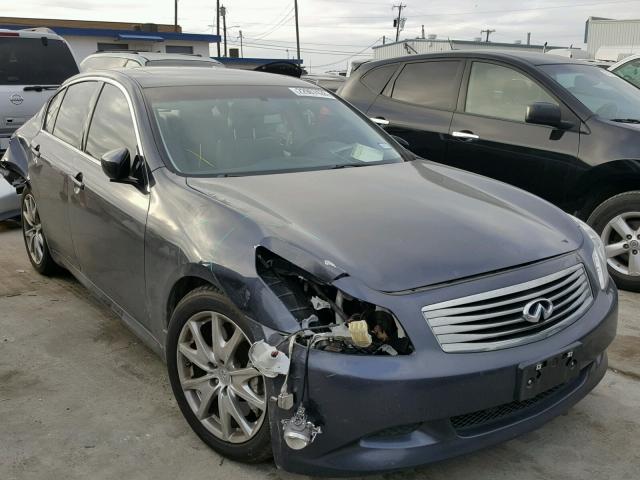 JNKCV61E09M013802 - 2009 INFINITI G37 BASE BLUE photo 1