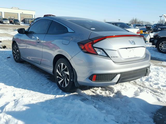 2HGFC4B56GH303745 - 2016 HONDA CIVIC LX SILVER photo 3