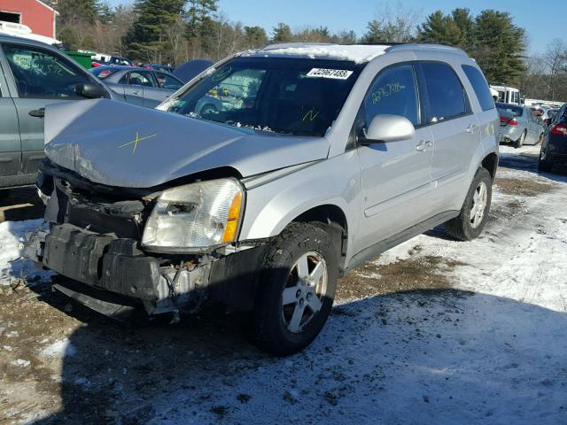 2CNDL73F866006982 - 2006 CHEVROLET EQUINOX LT SILVER photo 2