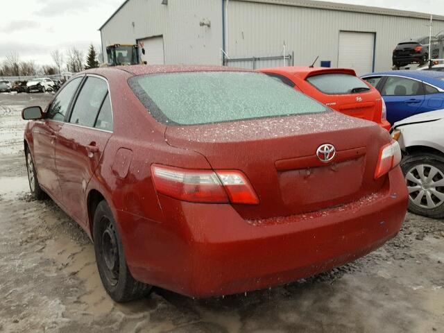 4T1BE46K79U303997 - 2009 TOYOTA CAMRY BASE RED photo 3