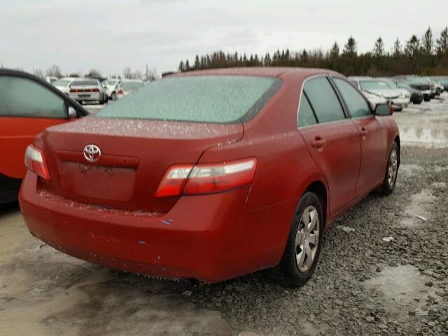 4T1BE46K79U303997 - 2009 TOYOTA CAMRY BASE RED photo 4