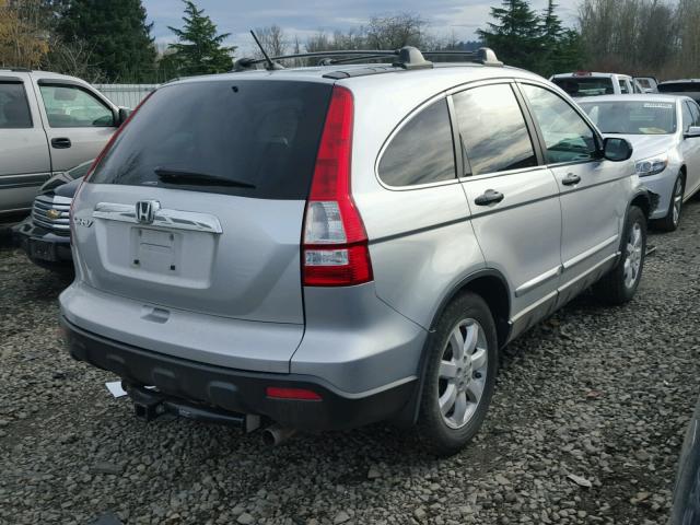 5J6RE48589L041773 - 2009 HONDA CR-V EX SILVER photo 4