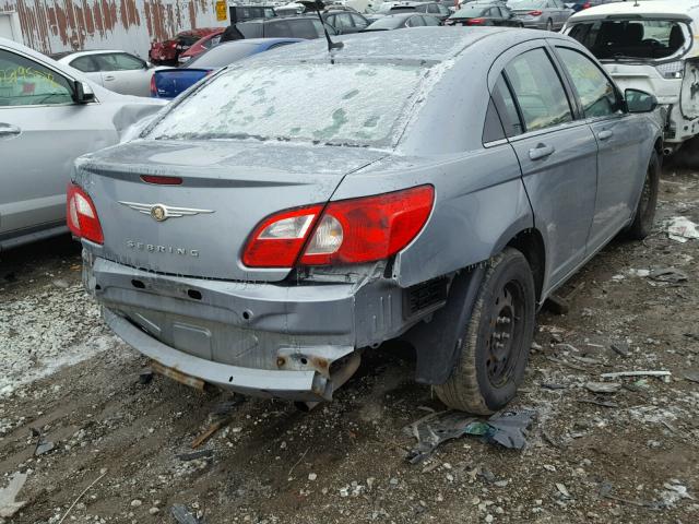 1C3LC46K18N111714 - 2008 CHRYSLER SEBRING LX GRAY photo 4