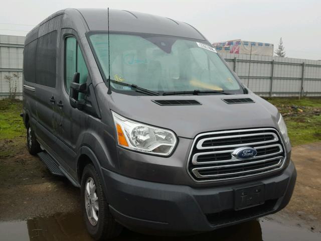 1FBZX2CG9FKA85414 - 2015 FORD TRANSIT T- GRAY photo 1