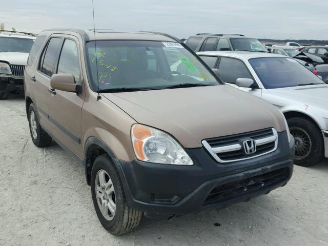 JHLRD78892C062922 - 2002 HONDA CR-V EX BROWN photo 1