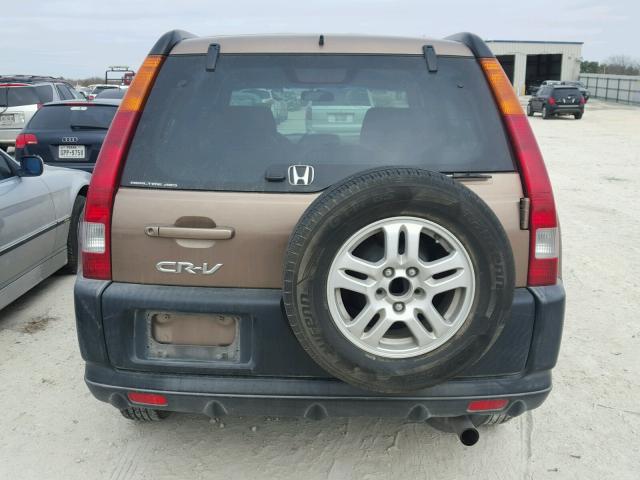 JHLRD78892C062922 - 2002 HONDA CR-V EX BROWN photo 9