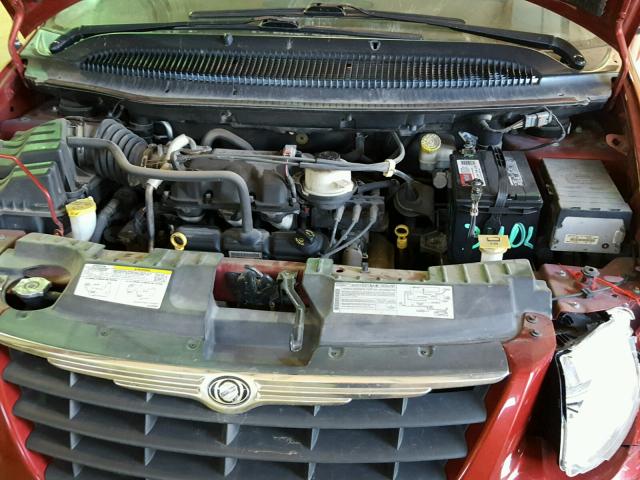 2A8GP54L47R120341 - 2007 CHRYSLER TOWN & COU RED photo 7