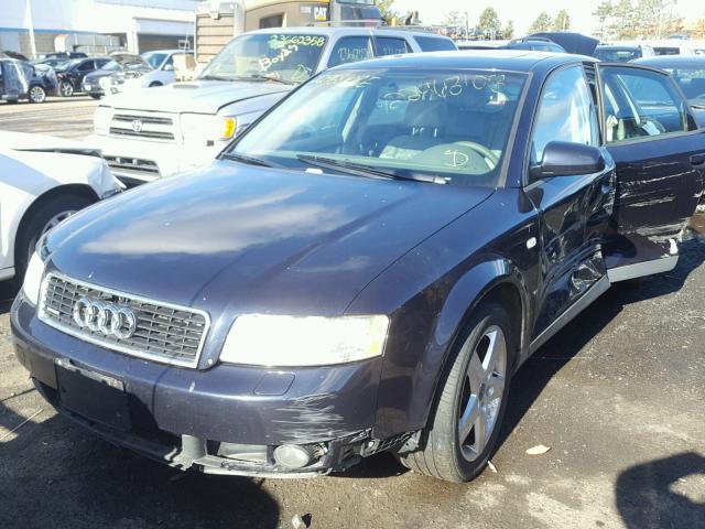 WAULC68E73A205723 - 2003 AUDI A4 1.8T QU BLUE photo 2