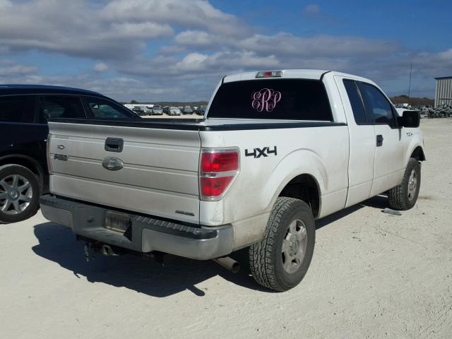 1FTFX1EF6BFC06478 - 2011 FORD F150 SUPER WHITE photo 4