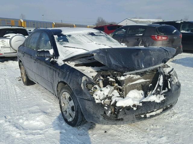 5NPET46C48H383008 - 2008 HYUNDAI SONATA GLS BLUE photo 1