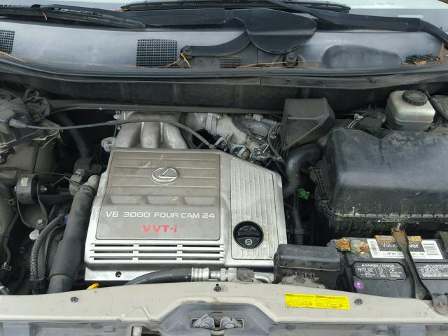 JTJHF10UX10174957 - 2001 LEXUS RX 300 GOLD photo 7